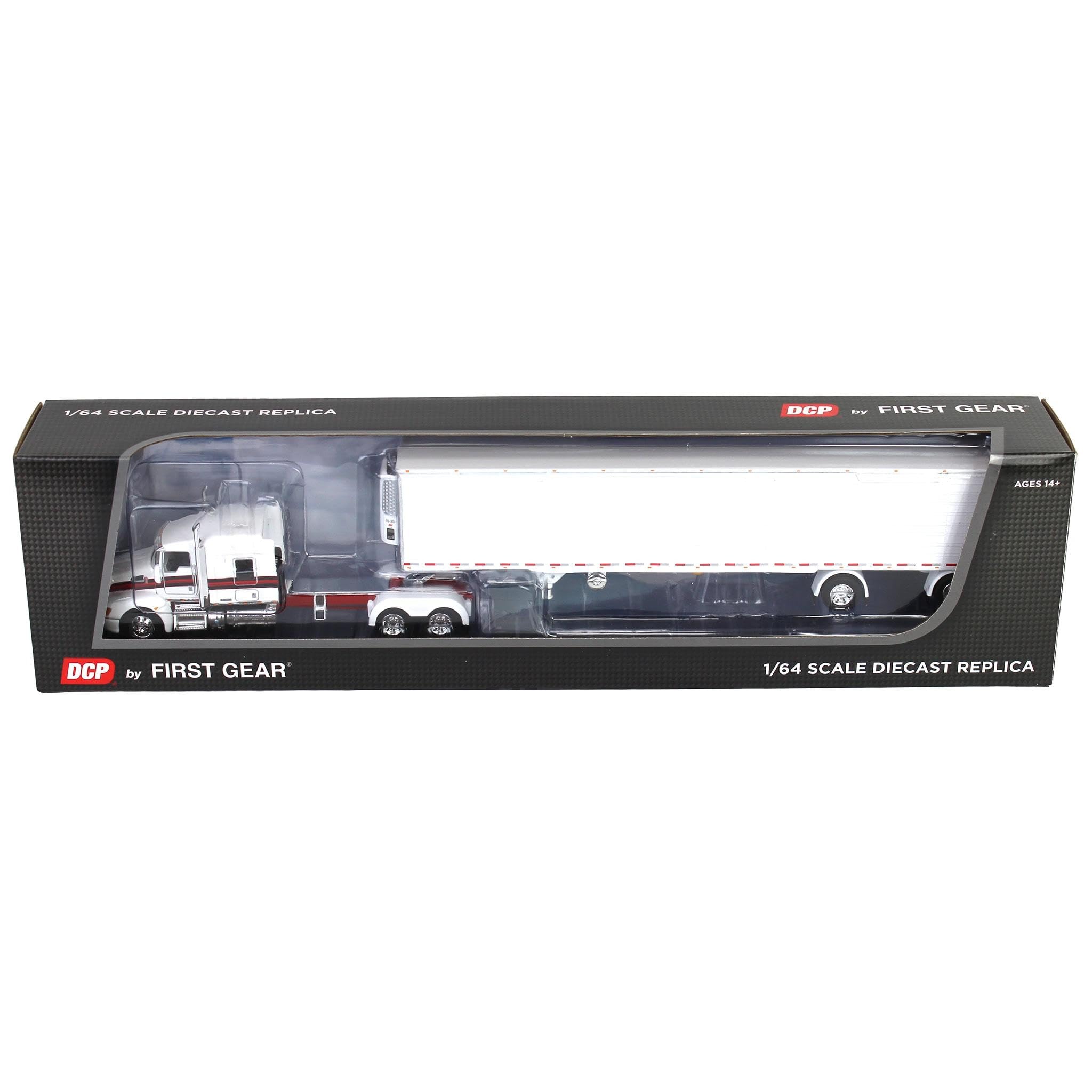 Amazon.com: First Gear DCP 1/64 White/Red Kenworth T660 with